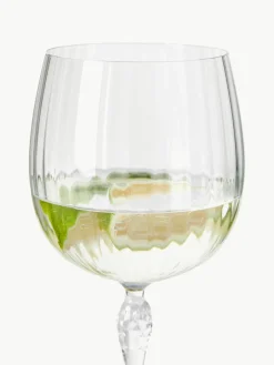 Gin glazen America's Cocktail met groefstructuur, 4 stuks^Westwing Best