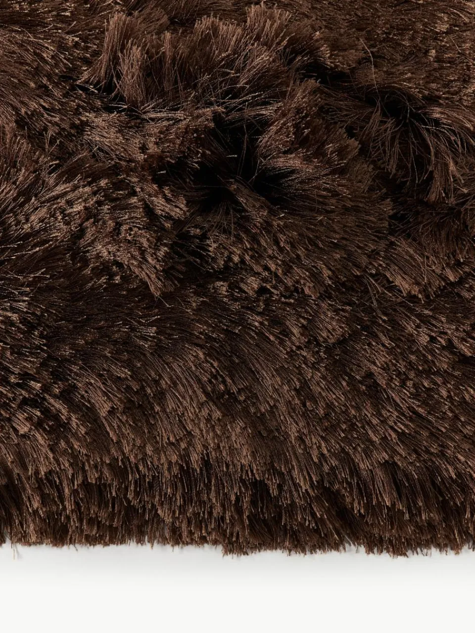 Glanzend hoogpolig vloerkleed Jimmy^Westwing Collection Fashion