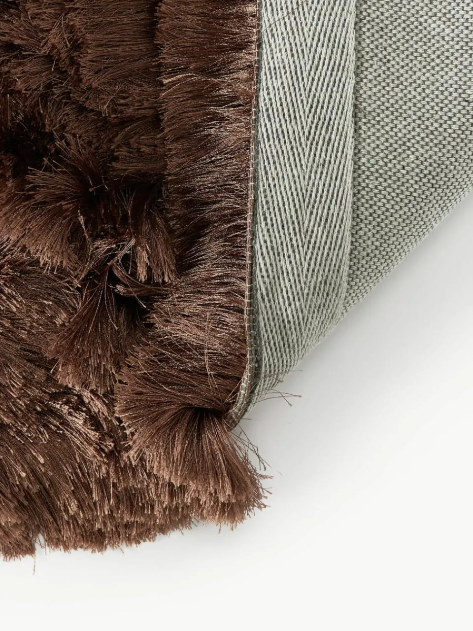 Glanzend hoogpolig vloerkleed Jimmy^Westwing Collection Fashion