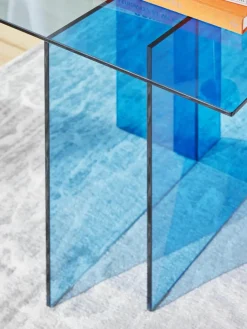 Glazen bijzettafel Anouk^Westwing Collection Discount