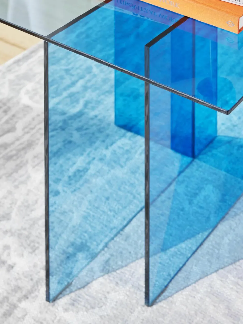 Glazen bijzettafel Anouk^Westwing Collection Discount