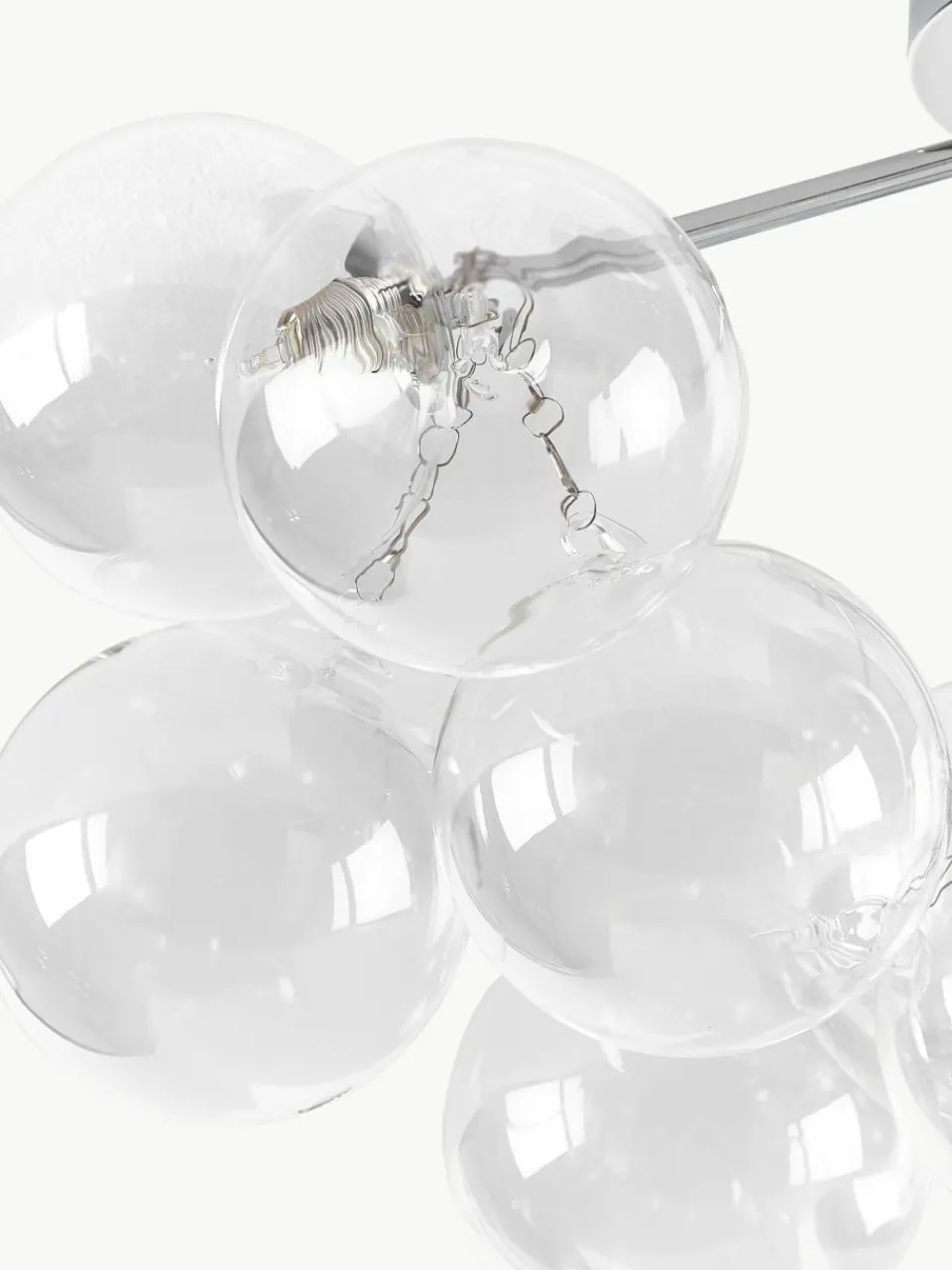 Glazen bollen plafondlamp Bubbles^Westwing Collection Sale