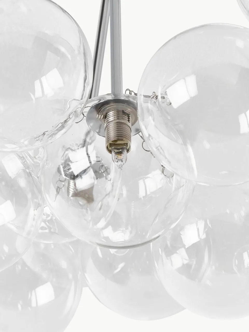 Glazen bollen plafondlamp Bubbles^Westwing Collection Sale