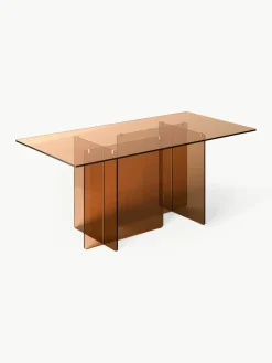 Glazen eettafel Anouk, 180 x 90 cm^Westwing Collection Clearance