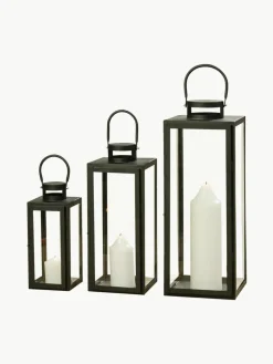 Glazen lantaarns Arana, 3-delig^Westwing Fashion