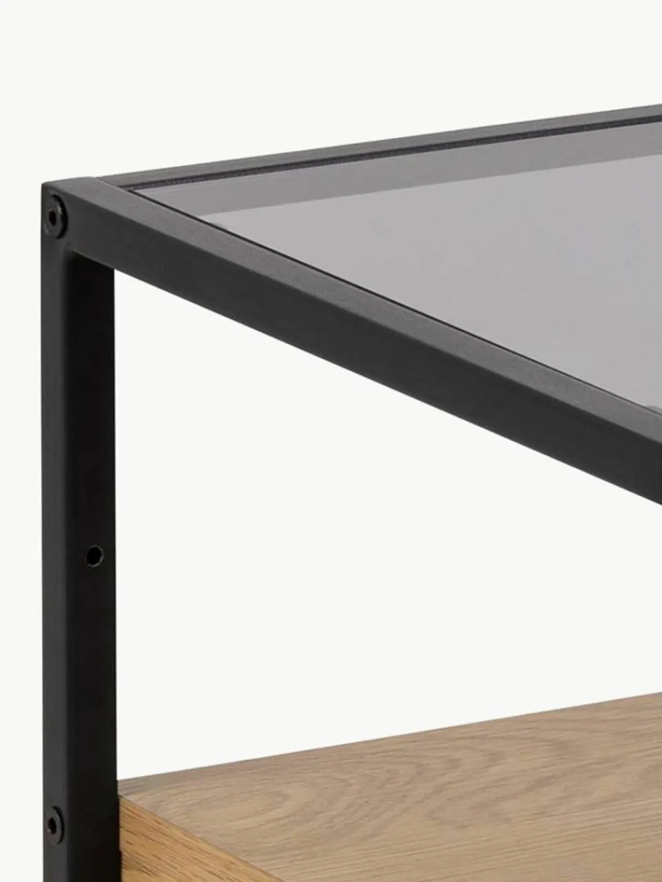 Glazen nachtkastje Randolf^Westwing Sale