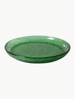 Glazen ontbijtborden The Emeralds, set van 2^HKLIVING Fashion