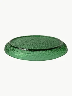Glazen ontbijtborden The Emeralds, set van 2^HKLIVING Fashion