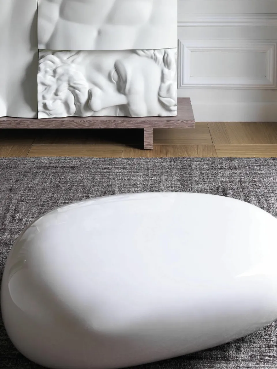 Glazen salontafel Koishi in organische vorm^Driade Online