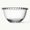 Glazen schaal Perles met randdecoratie, 2 stuks^Cote Table New