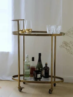Glazen serveerwagen Push Antic^BePureHome Outlet