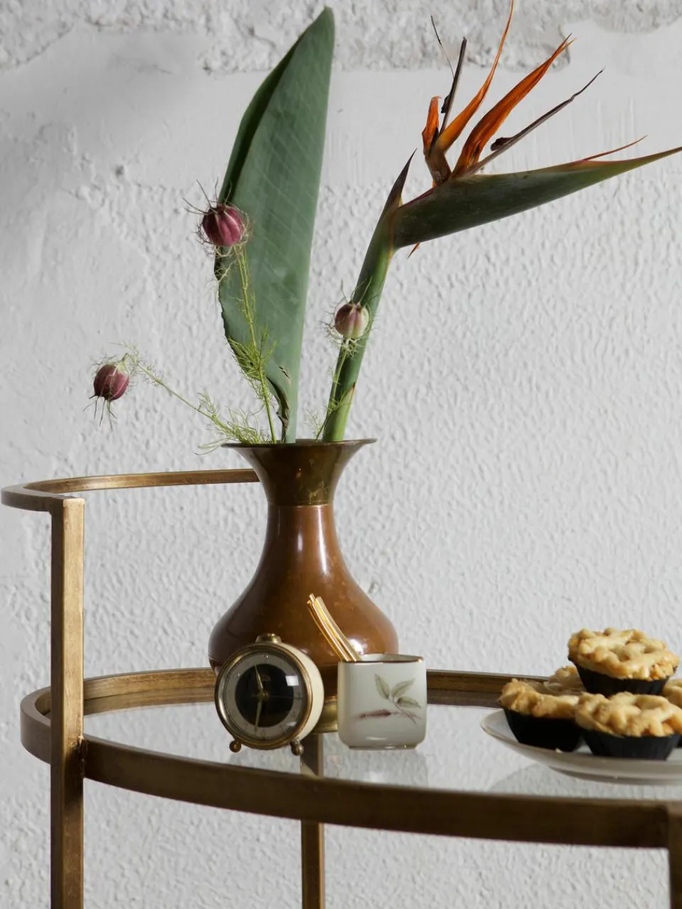Glazen serveerwagen Push Antic^BePureHome Outlet