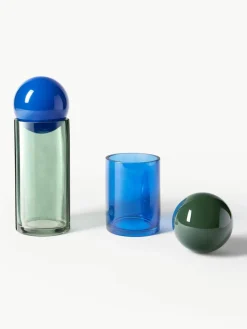 Glazen sieradendoosjes Tarli, set van 2^Westwing Collection Best
