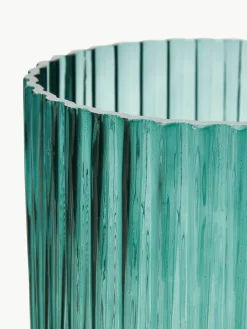 Glazen vaas Lene met metalen voet, H 20 cm^Westwing Collection Sale