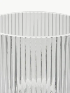 Glazen vaas Lija met geribbeld oppervlak, H 30 cm^Westwing Collection Best