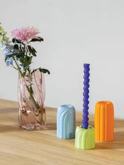 Glazen vaas Marshmallow, H 25 cm^&k Amsterdam Fashion