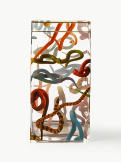 Glazen vaas Snakes, H 30 cm^SELETTI Best