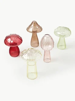 Glazen vazen Mushroom, set van 5^&k Amsterdam Outlet