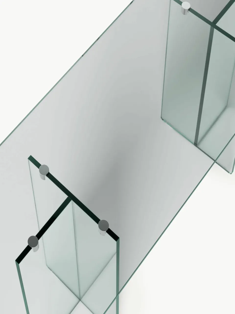 Glazen wandtafel Anouk^Westwing Collection Fashion