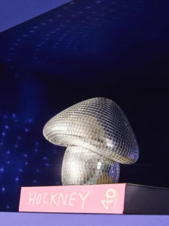 Glinsterend decoratief object Disco Mushroom^Westwing Collection New