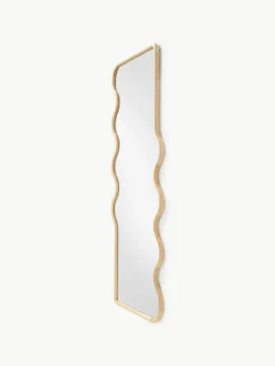 Golvende passpiegel Stream van hout^Westwing Collection Fashion