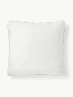 Grofgebreide kussenhoes Idra^Westwing Collection New
