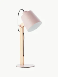 Grote bureaulamp Swivel met houten voet^Westwing New