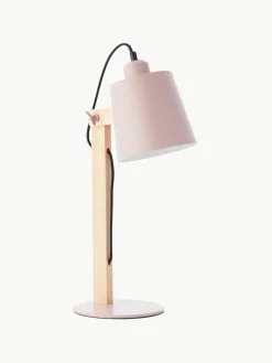 Grote bureaulamp Swivel met houten voet^Westwing New