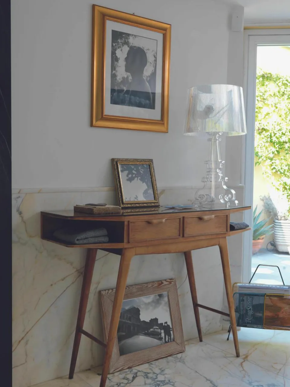 Grote design LED tafellamp Bourgie, dimbaar^Kartell Online