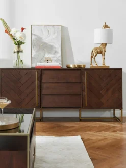 Grote design tafellamp Epigaea met linnen kap^Bloomingville Online