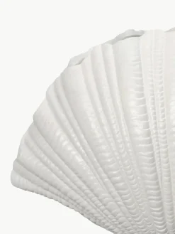 Grote design vaas Shell in schelp vorm, H 21 cm^Byon Best