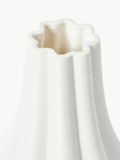Grote 3D-geprinte Melody vaas van porselein, H 40 cm^Westwing Collection Clearance