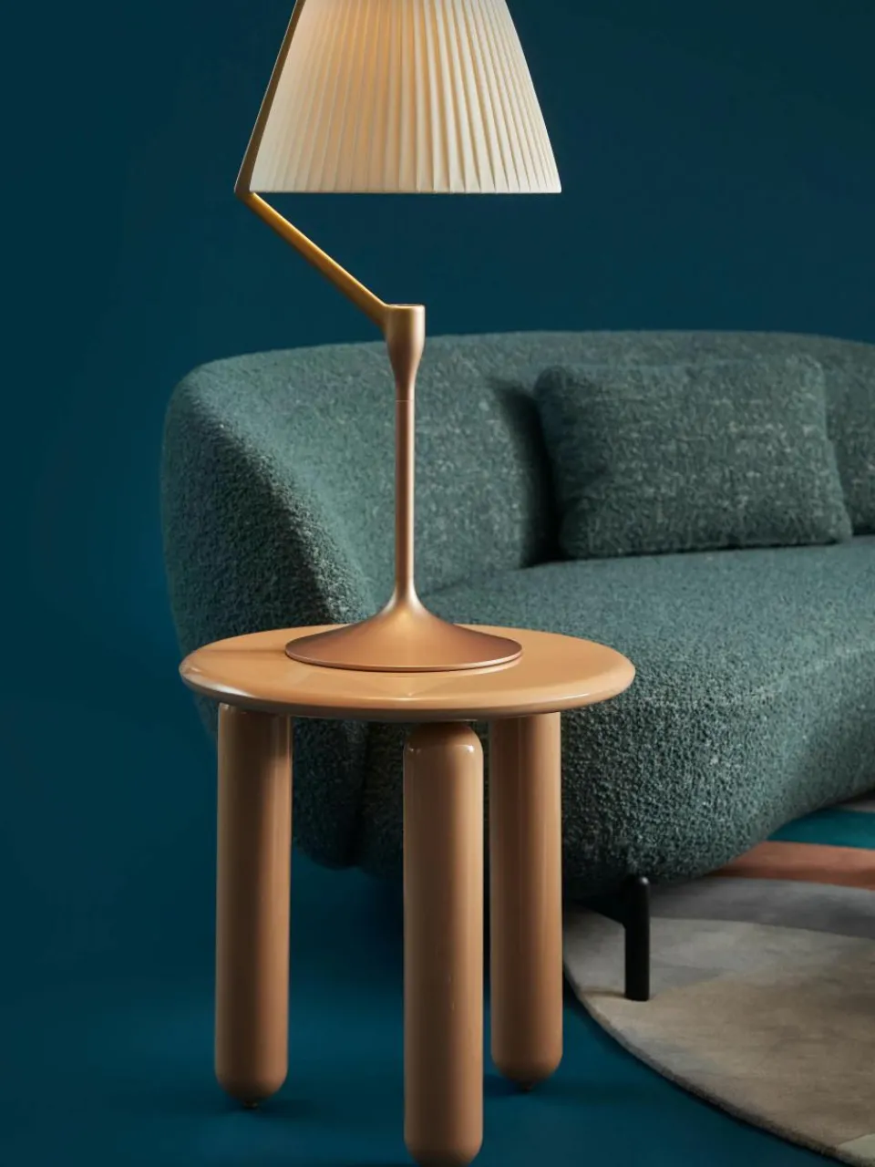 Grote dimbare LED tafellamp Angelo Stone^Kartell Outlet