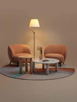 Grote dimbare LED vloerlamp Angelo Stone^Kartell Outlet