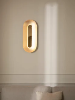 Grote dimbare LED wandlamp Sasi^Nuura Fashion