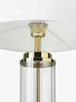 Grote glamoureuze tafellamp Gabor met glazen voet^Westwing Collection Best