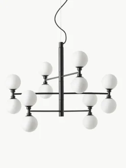 Grote hanglamp Grover met opaal glazen bollen^Westwing Collection Hot