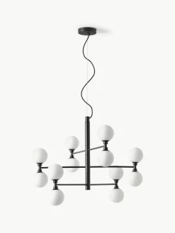Grote hanglamp Grover met opaal glazen bollen^Westwing Collection Hot