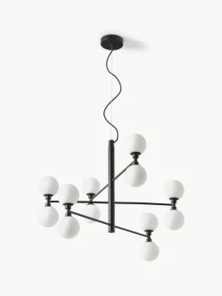 Grote hanglamp Grover met opaal glazen bollen^Westwing Collection Hot