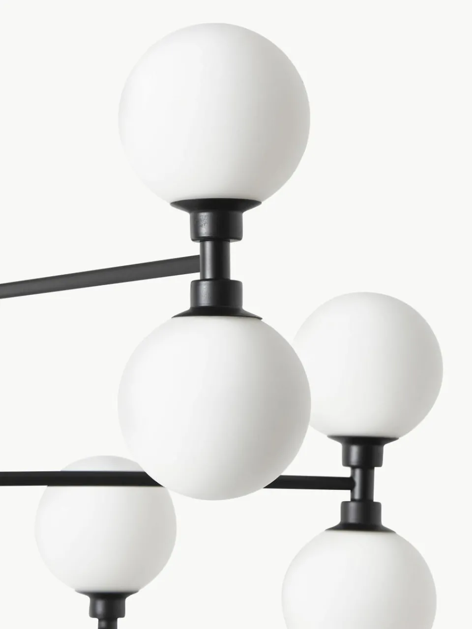 Grote hanglamp Grover met opaal glazen bollen^Westwing Collection Hot