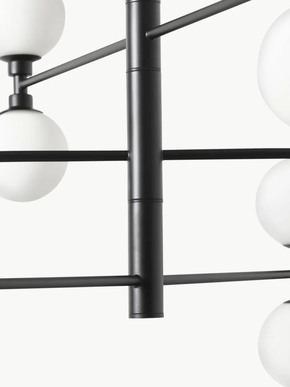 Grote hanglamp Grover met opaal glazen bollen^Westwing Collection Hot