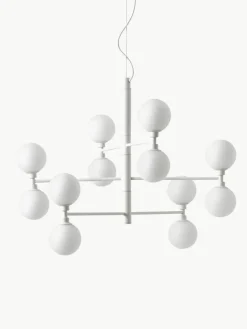 Grote hanglamp Grover met opaal glazen bollen^Westwing Collection Online