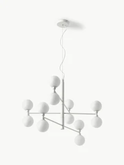 Grote hanglamp Grover met opaal glazen bollen^Westwing Collection Online