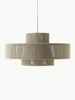 Grote hanglamp Lace uit linnendraden^Westwing Collection Online