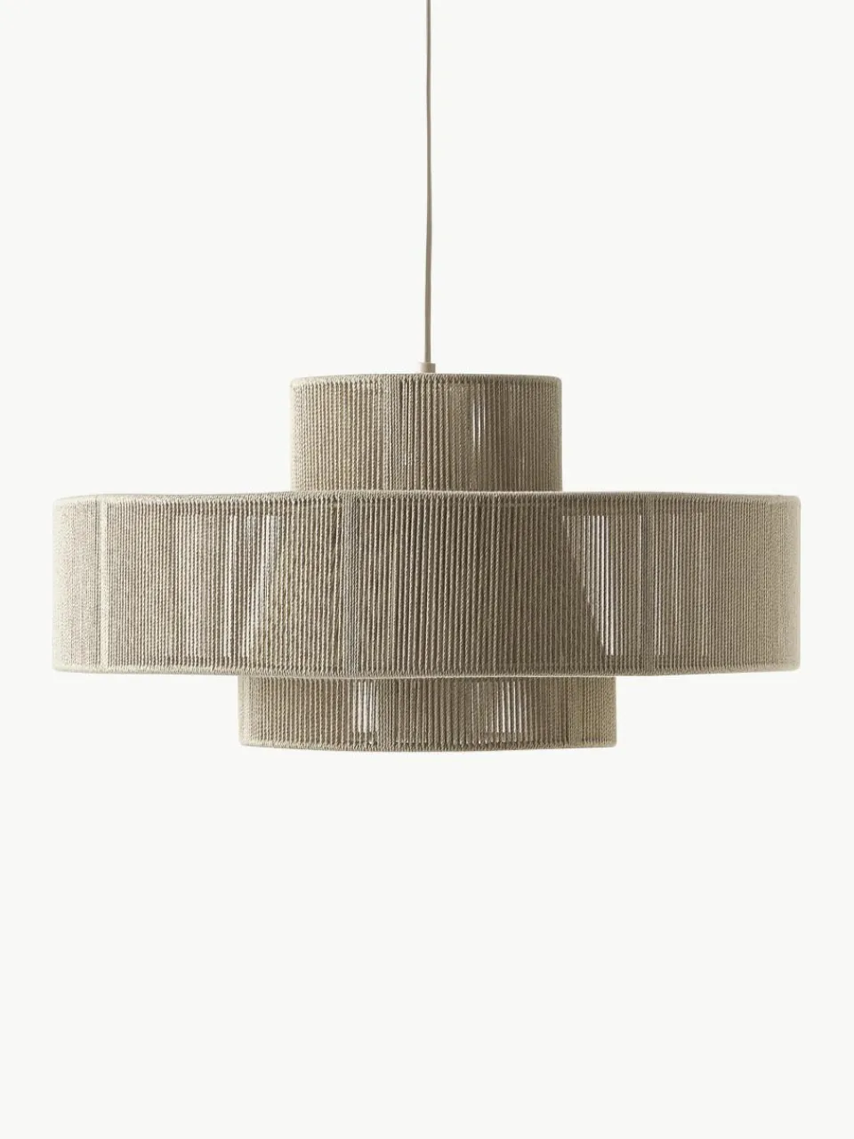 Grote hanglamp Lace uit linnendraden^Westwing Collection Online