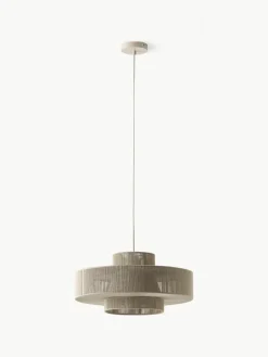 Grote hanglamp Lace uit linnendraden^Westwing Collection Online