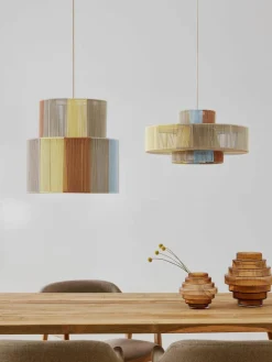 Grote hanglamp Lace uit linnendraden^Westwing Collection Best
