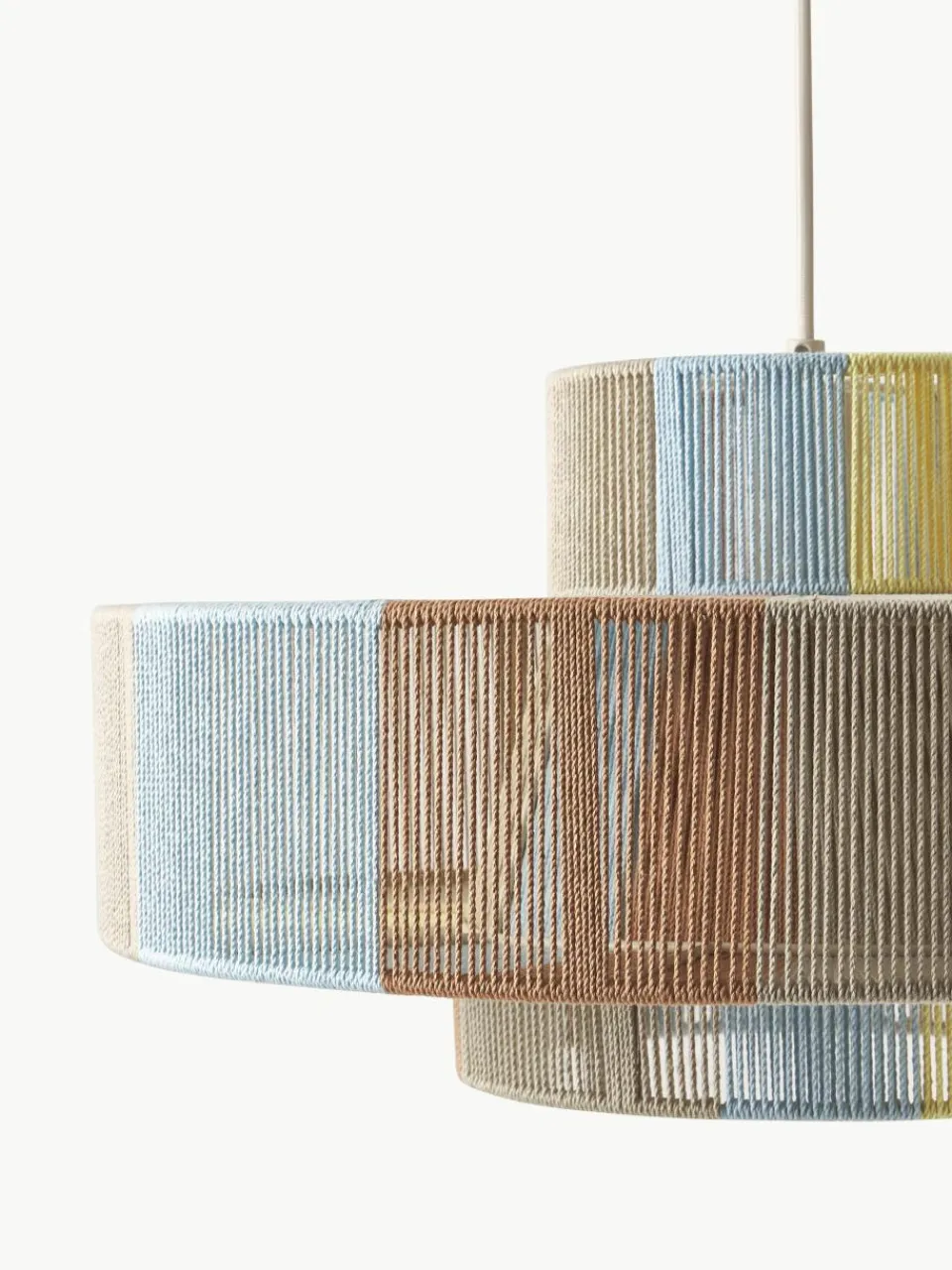 Grote hanglamp Lace uit linnendraden^Westwing Collection Best