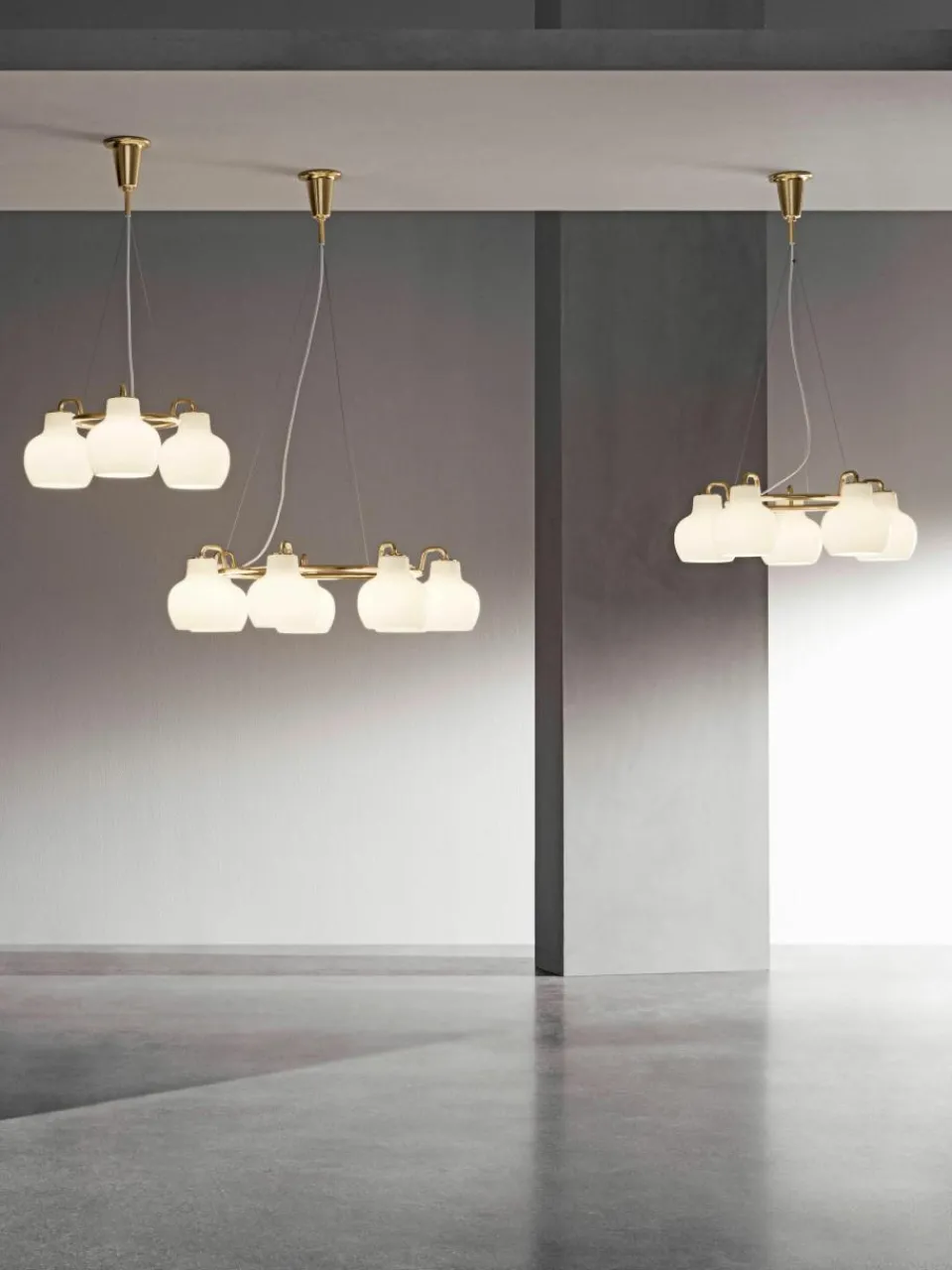Grote hanglamp VL Ring Crown, mondgeblazen^Louis Poulsen Outlet