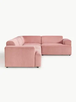 Grote hoekbank Melva (4-zits) van corduroy^Westwing Collection Outlet